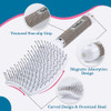 TaiBest Boar Bristle Hair Brush Set DryWet Hair Brushes Detangler for Fine Thick Curly Hair Curved and Vented Hair Brush