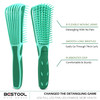 BESTOOL Detangling Brush for Black Natural Hair Curly Hair Afro 34abc Texture Faster and Easier Detangle Wet or Dry With