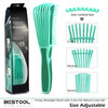 BESTOOL Detangling Brush for Black Natural Hair Curly Hair Afro 34abc Texture Faster and Easier Detangle Wet or Dry With