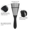 2 Pieces Detangling Brush for Afro AmericaAfrican Hair Textured 3a to 4c Kinky WavyCurlyCoilyWetDryOilThickLong Hair Kno