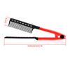 2 Pieces Flat Straightening Comb Salon Hair Brush Comb Hairdressing Styling Straightener Vshaped Straight StraightenerRe