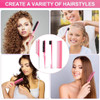 Anmieciu Hair Comb Set 4Pcs Bristle Hair Edge Brush Teasing Brush Comb Rat Tail Comb and Wide Tooth Comb for Women Girls