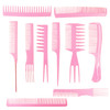 10 Pcs Professional Styling Comb Set Coarse and Fine Toothed Pick Combs for Hairstyling