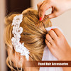 Chuangdi 24Piece French Hair Side Combs Set Plastic Twist Comb Hair Clip Accessories for Women 11 Teeth 23 Teeth 4 Color