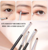 SALOCY Mini Smudge Brush for EyelinerEyeshadow BrushesEyeliner Brush for Powder Gel Cream Liquid Concealer Eye liner Ble