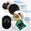 Boao 12 Packs Hand Combs Pocket Brush Finger Palm Combs for Men Portable Soft Pocket Palm Hair Brush Scalp Massage for H
