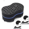 RioRand Hair Sponge Magic Barber Twist Curl Brush Sponge Dreads Locking Afro Coil CombBlue 45 Inch Pack of 1