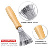 Boao 2 Pieces Hair Brush Cleaning Tool Comb Cleaner Brush Mini Comb Cleaning Hair Remover Tool for Removing Dust Home an