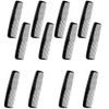 12Pcs Small Combs Wallet Comb for Men Black Plastic Mens Combs for Hair Disposable Hair Comb Pack Barber Professional Be