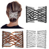 3 Pcs Magic Vintage Stretch Beaded Hair Accessories for Women Ladies Girls Elastic Pearls Hair Clips Stretchy Bead Hairp