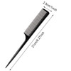 Boao 12 Pack Rat Tail Comb Styling Plastic Anti Static Heat Resistant Tail Comb for All Hair Types Fine Tooth for Men an