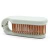 2 Pack Folding Hair Combs Hair Brush Compact Pocket Size Travel Purse Locker Blue Pink