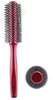 Small Round Hair Brush for Blow Drying With Soft Nylon Bristles 16 Inch for Short or Medium Curly HairRed