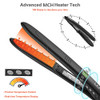 LOVANI Titanium Flat Iron 450F High Heat Hair Straightener with Digital LCD Dual Voltage Auto Shut Off Heat Resistant Ba