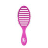 Wet Brush Speed Dry Hair Brush Purple Vented Design Soft HeatFlex Bristles Blow Dry Safe Ergonomic Handle Manages Tangle