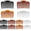 Chuangdi 12 Pieces French Side Hair Twist Comb Plastic Decorative Hair Comb for Women Accessories with Teeth Styling Twi