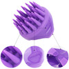 BTYMS Silicone Scalp Scrubber Shampoo Brush with Extra Long Bristles Hair Scalp Massager Scalp Brush for Hair Growth Dan