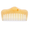 Breezelike Pocket Beard Comb for Men No Static Natural Sheep Horn Wide Tooth Comb Handmade Mini Grooming Massage Comb wi