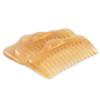 Breezelike Pocket Beard Comb for Men No Static Natural Sheep Horn Wide Tooth Comb Handmade Mini Grooming Massage Comb wi