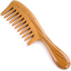 Breezelike Hair Comb for Curly Hair Breezelike Wide Tooth Wooden Detangling Comb 8 Big Size No Static Natural Sandalwood
