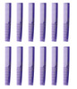 Allegro Combs 420 Barber Set 12 Hair Cutting and Styling Combs in Purple Pocket Combs for Stylists