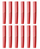 Allegro Combs 420 Nitrile Rubber Hair Combs Set 12 Pk Red Professional Grade Disinfectable Traditional Barber Comb Size