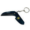 GENTS Premium Folding Pocket Comb Handmade Cellulose Acetate Hair Comb for Men Women Travel Size with Keychain Clip Prof