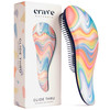 Crave Naturals Glide Thru Hair Brush Detangler Brush for Curly Straight Wet or Dry Hair Gentle Detangling Brushes for Ad
