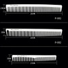 White salon professional barber carbon comb heatresistant antistatic hair comb set of 8 hairdressers preferred