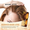 Patelai Wide Tooth Comb Large Hair Detangling Comb for Curly Wet Dry Hair No Handle Detangler AccessoriesBrown