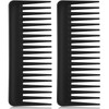 Patelai Wide Tooth Comb Large Hair Detangling Comb for Curly Wet Dry Hair No Handle Detangler AccessoriesBlack