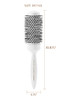 Cricket Ultra Smooth Coconut Thermal Hair Brush 175 Ceramic Barrel Coconut Oil and KeratinInfused AntiStatic HeatResista