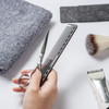 HYOUJIN 605 Black Carbon Fine Cutting Comb 230 Heat Resistant Hairdressing Comb Master Barber Combs with fine tooth14 ho