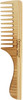 TEK Wooden Hair Comb with Wide Tooth and Natural Ash Wood Handle Ideal for Gently Detangling Normal Wavy or Curly Hair W