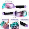 Hair Brushes for Women 2 Pack HIPPIH Detangler Hair brush for Adult Kids Wet or Dry Hair Boar Bristle Hair Brush Getting