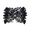 LOVEF 3pcs Elastic Double Hair Comb Clips Stretchy Fashion Magic Hairpins Headbands for Stylish Hairstyles