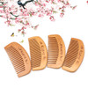 Handmade Wooden Hair Comb for Curly Wide Toothed Wooden Comb antiStatic and Barrierfree Hand Brushing Beard hair Suitabl