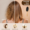 BLACK EGG Boar Bristle Hair Brush for Women Men Kid Soft Natural Bristles Brush for Thin and Fine Hair Restore Shine and