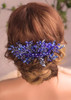 Kercisbeauty Crystal Hair Comb for Women Wedding Hair Jewelry Bridal Boho Headpiece Prom Jewelry Blue