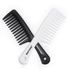 BEAYUNG 2PCS Large Wide Tooth Comb Shower Combs Hair comb for wet curly hair Durable Hair Brush for Best Styling and Pro