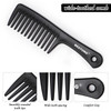 BEAYUNG 2PCS Large Wide Tooth Comb Shower Combs Hair comb for wet curly hair Durable Hair Brush for Best Styling and Pro