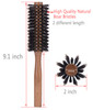 PERFEHAIR Boar Bristle Round Hair Brush for Blow Drying 2 Inch for Blowouts Styling Volumizing Curling Short to Medium T