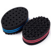 4 Pcs Small Holes Hair Twist Sponge Barber Curl Sponge Brushes for Dreads Locking Afro Curl Coil Comb Care Tool