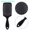 SIQUK 6 Pieces Hair Brush Comb Set Paddle Brush Detangle Hair Brush and Black Combs for Men and Women Wet Dry Curly and