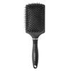 FIXBODY Paddle Brush with A Large Cushion Smoothing Detangling Brush for Long Thick Hair Both Wet Dry Black Mate