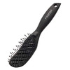 FIXBODY Curved Vent Hair Brush for Blow Drying Styling and Solon Detangling Hair Brush for Short Thick Tangles Hair Both