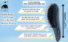 GBS Detangling Brush For Women and Girls Dry and Wet Hair Brush Detangler for All Hair Types Eliminate Tangles and Knots