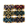 LOVEF 5 Pcs Stretch Combs Magic Hair Clips Stretchy Easy Fancy Magic Double Comb Perfect French Twist Holder Gift for Mo