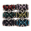 LOVEF 5 Pcs Stretch Combs Magic Hair Clips Stretchy Easy Fancy Magic Double Comb Perfect French Twist Holder Gift for Mo