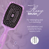 Curl Keeper Flexy Hair Brush Purple Detangling Hair Brush with Flexible Bristles for Shower Use Combing Through Curls Re
